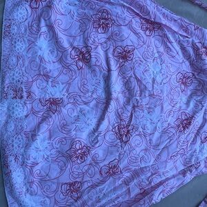 ISH Pink and Red Floral Swim Coverup